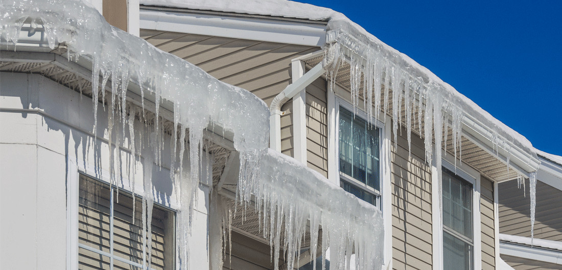 icicles on the roof